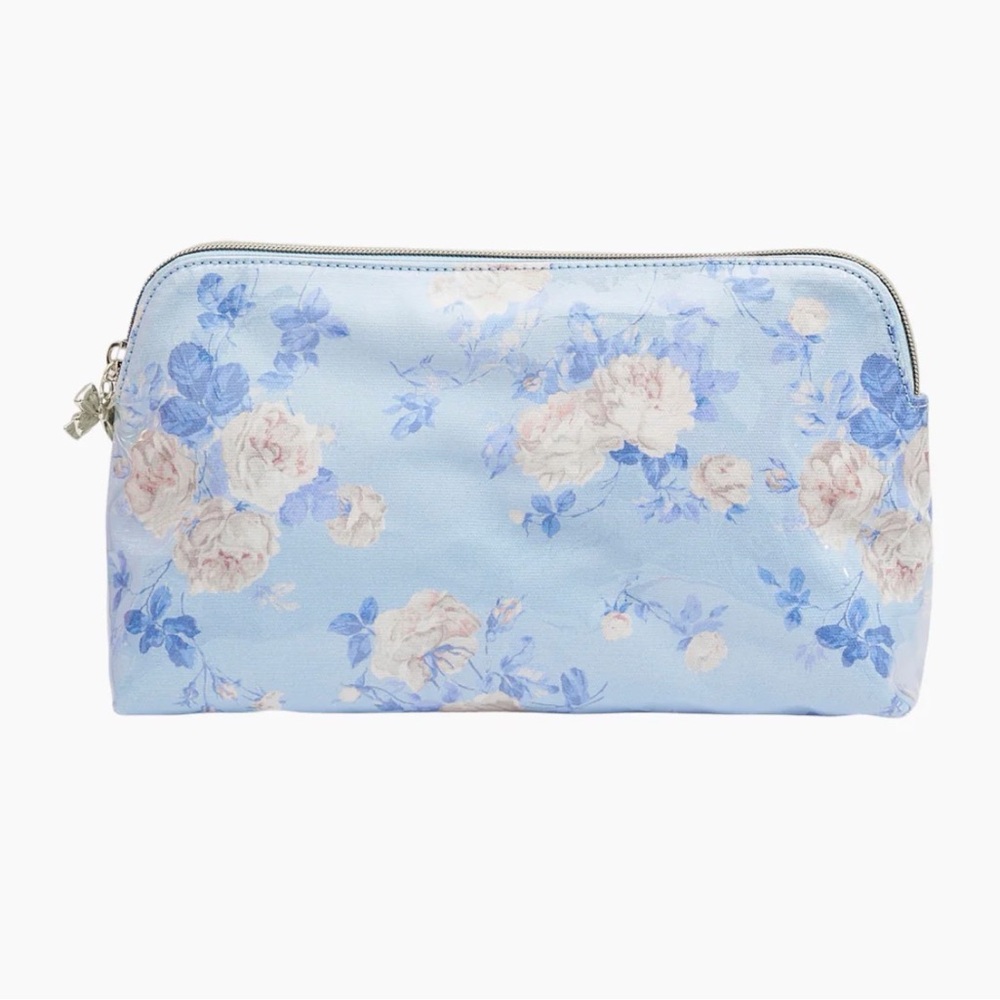 NWT LoveShackFancy Heirloom Print Medium Travel Pouch